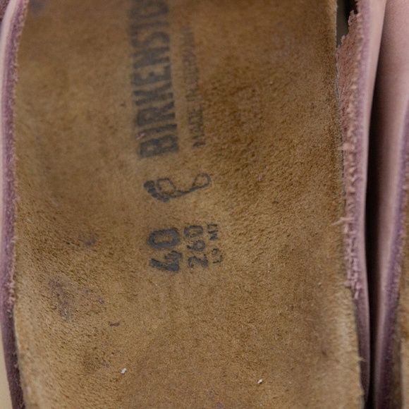 Birkenstock Gizeh Nubuk Dusty Pink Sandals Women's Size 9.5 EU 40 - Picture 7 of 8